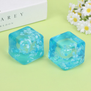 Custom Made Bling Glitter Ice Cube Squeeze Toys Factory Direct Super Soft Stress Relief <b>Squishy</b> Kids Toy Cute Custom Design - Product Image 5