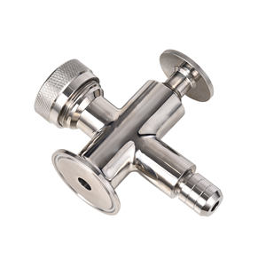 टैंक उपकरणों के लिए सैनिटरी स्टेनलेस स्टील S316L त्रिकोणीय क्लैंप ग्लास ट्यूब तरल स्तर गेज - Product Image 6