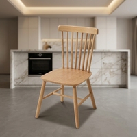 Chaise de salle à manger antique de style américain moderne, dossier français, structure en bois massif, siège rembourré, portable, multi-usage, pour la maison