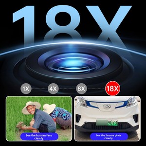 Caméra 4G solaire, étanche IP66, zoom 18x, sans internet requis, se connecte au téléphone, sans fil, pour la maison, l'extérieur, HD, carte mémoire - Product Image 4