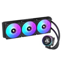 Refroidisseur liquide AIO Lovingcool avec affichage de la température, conçu sur mesure pour les boîtiers de PC de jeu, CPU à TDP élevé, refroidissement par eau populaire, ARGB GPU, ordinateur