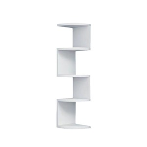 Estante de almacenamiento de pared para el hogar multicapa, estantería colgante de pared rectangular de plástico con partición de esquina para decoración del hogar - Product Image 5