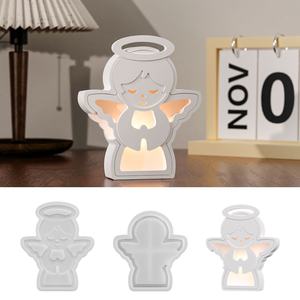 Molde <span class=keywords><strong>de</strong></span> Silicona para Decoración <span class=keywords><strong>de</strong></span> Pared con Proyección <span class=keywords><strong>de</strong></span> Ángel, Molde <span class=keywords><strong>de</strong></span> <span class=keywords><strong>Yeso</strong></span> para Decoración Navideña <span class=keywords><strong>de</strong></span> Ángel - Product Image 2