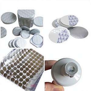 บริษัท บีเค เอ็นเตอร์ไพรส์ ขายส่ง ฝาปิดแบบเหนี่ยวนำความร้อนอะลูมิเนียมฟอยล์แบบกำหนดเอง พร้อมหัวปั๊มสเปรย์ ขนาด 100 มล. สำหรับขวดแก้ว PP PET - Product Image 1