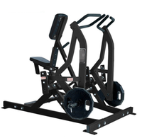 Máquina de remo con barra en T de alta calidad ISO para gimnasio comercial, entrenamiento de fuerza con placas, para pecho, hombros, espalda, piernas y brazos QY M10