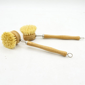 High Quality 100% Degradable Natural Bristles Bamboo <strong>Wood</strong> Kitchen <strong>Cleaning</strong> Brush <strong>Set</strong> - Product Image 6