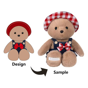 Fabricant d'ours en <span class=keywords><strong>peluche</strong></span> personnalisés avec logo brodé, ours en <span class=keywords><strong>peluche</strong></span> rétro, ours en <span class=keywords><strong>peluche</strong></span> en gros à vendre - Product Image 1