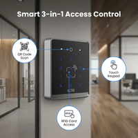 Escáner de Código QR A27, Lector de Tarjetas NFC, Control de Acceso, Resistente al Agua, Wiegand RS485 para Sistema de Control de Acceso a Puertas