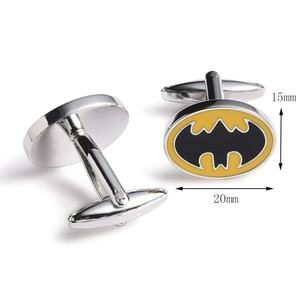 Mancuernillas de Alta Gama para Hombre, Forma Ovalada, Color Amarillo, Regalo Empresarial - Product Image 4