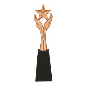 Trofeo de Metal de Alta Calidad Fundido a Presión, Grabado con Láser y Portátil para Eventos de Reconocimiento Especiales - Product Image 1