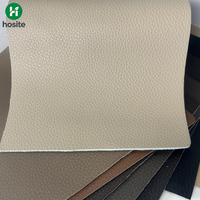 Tissu en cuir PU gaufré sans solvant, résistant aux taches, écologique et élastique pour sièges de voiture, canapés et chaises, largeur 54/55 pouces, épaisseur 1,4 mm