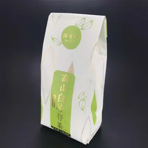 Custom Printed Aluminum Foil Laminated Vacuum Sealable Back Sealing OEM Special Side Gusset Tea Package Bag