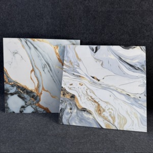 Sang trọng mới mô hình 600x600 mét đá cẩm thạch Sứ đánh bóng tráng men gạch cho sảnh khách sạn và biệt thự không gian sống sàn gạch - Product Image 4