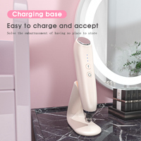 Dispositif d'instrument de beauté à domicile à micro-courant portable nettoyeur de pores et masseur de visage raffermissant avec dissolvant de points noirs prise américaine