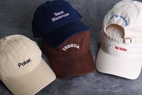 Gorra de Béisbol Ajustable de 6 Paneles para Hombre y Mujer, Nueva Moda Primavera-Verano, 100% Algodón, Personalizable con Bordado 3D de Dibujos Animados