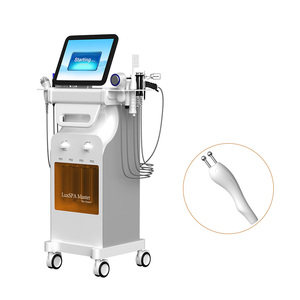 Máquina Hydra Vertical de 12 cabezales LuxSPA Master con Oxígeno, Agua, Aqua Peel, BIO, Alta Frecuencia, Martillo de Hielo y Exfoliador de Piel - Product Image 5