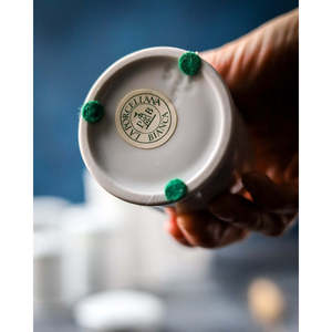 Daniele F. Set di Sei Bottiglie di Conservazione in Porcellana Bianca Ecologica, Dimensioni Personalizzabili, Confezionate con Logo Personalizzato - Product Image 1