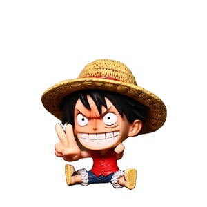 Figurines PVC de 9 cm avec boîte colorée, articles de haute qualité en gros, figurines d'action anime Luffy et Zoro, ensemble d'outils PVC - Product Image 1