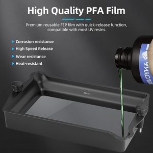 Saturnus 4 Ultra Pfa Release Liner Film 273X176Mm Compatibel Elegoo Saturn <span class=keywords><strong>2</strong></span>/3/4/4 Ultra/4 Ultra 16K Hars 3d Printers 0.127Mm - Product Image 3