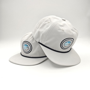 ปรับแต่งโลโก้ปักบนหมวก Richardson 256 รุ่น Rope Hat แบบเปล่า ปีกแบน 5 ชิ้น แบบ Snapback - Product Image 4