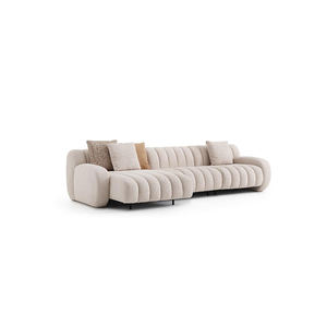 Cómodo Sofá Seccional Cuadrado para Sala de Estar, Chaise Longue Moderno Tapizado en Tela de Terciopelo, Personalizable para el Hogar y la Escuela - Product Image 6