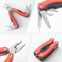 Pince multifonction portable en acier 2CR13 avec couteau, tournevis et ouvre-boîte pour le camping en plein air, la pêche et les réparations domestiques