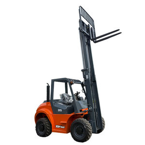 TOPONE <span class=keywords><strong>Forklift</strong></span> 4 roda penggerak Diesel Off-Road 5 Ton 6 Meter, obral <span class=keywords><strong>Forklift</strong></span> medan berat berat - Product Image 5
