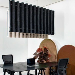 Âm thanh Trần baffle sợi polyester tấm âm thanh chặn vật liệu âm thanh treo bảng âm thanh bằng chứng bọt Hội Đồng Quản Trị - Product Image 6