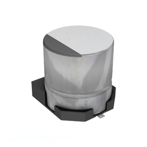 ตัวเก็บประจุ330 UF ชนิดยึดติดพื้นผิวแบบ SMD 330 uF 20% 35V AVS337M35G24T-F - Product Image 1