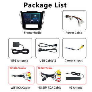 Radio de coche Android 2 Din 10,1 pulgadas Carplay Android Auto <span class=keywords><strong>Player</strong></span> para Dongfeng Ruiqi 6 2019 ~ <span class=keywords><strong>2022</strong></span> BT FM WIFI RDS compatible con cámara AHD - Product Image 2