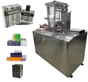 Transparent Film Overwrapping Cellophane Wrapping Machine 3D Carton Boxes Book Packer CD Case Plastic Film Packing Machine