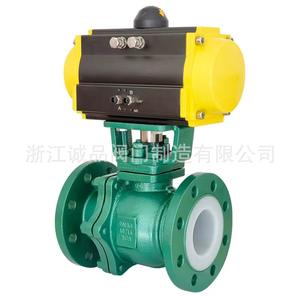 Válvula de Bola Neumática Manual Q641F46-16 con Brida de PTFE, con Soporte OEM Personalizado para Medios de Agua, Gas y Aceite - Product Image 3