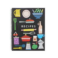 2024 livre de recettes en spirale à couverture rigide livre de cuisine imprimé CMJN Service d'impression Journal de soins personnels