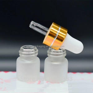 Großhandel 1/2/3ml ätherisches Öl Tropfen Pipetten flasche Kosmetische Serum Tropf flasche Nachfüllbare Milchglas Tropf flasche - Product Image 6