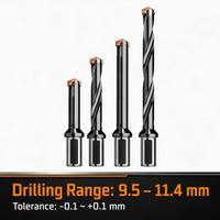 Foret à couronne SERTAN 9,5-11,4 mm, foret à trous profonds, porte-outil de perçage rotatif, lame à tête rotative, foret rapide CNC