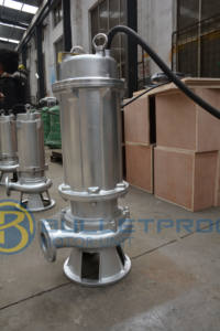 Bomba Sumergible para Drenaje de Aguas Residuales de Alto Flujo, Certificada para Fábricas a Prueba de Explosiones, Trifásica, 380V-660V, 2.2kW-550kW - Product Image 2