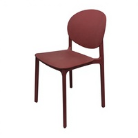 Chaises d'hôtel en gros, empilables, durables, en plastique, design moderne pour restaurants, cafétérias, hôtels, meubles de maison