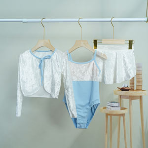 Nueva moda 2025 Venta caliente Trainingwear Girls Dance <span class=keywords><strong>Ballet</strong></span> 3 piezas Leotardo Faldas <span class=keywords><strong>Traje</strong></span> - Product Image 2