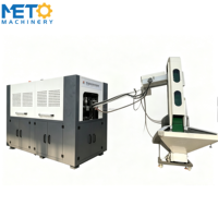Machine de soufflage de bouteilles en plastique à 2 cavités pour bouteilles d'eau en PET, connectée à une machine de remplissage de bouteilles
