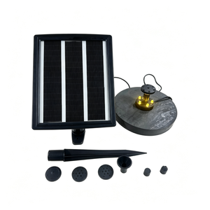 <span class=keywords><strong>Fontaine</strong></span> <span class=keywords><strong>solaire</strong></span> de jardin, pompe à eau <span class=keywords><strong>solaire</strong></span> avec LED, décoration extérieure <span class=keywords><strong>solaire</strong></span> pour bain d'oiseaux - Product Image 1
