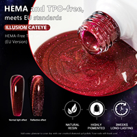 Vendeen Illusion Cat Eye Gel Vernis Vernis Nail Art Salon TPO HEMA FREE 20 couleurs Laser Diamond Cat Eye Gel Polish Collection