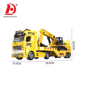 HUADA-<span class=keywords><strong>Camion</strong></span> à <span class=keywords><strong>benne</strong></span> basculante télécommandé 2 en <span class=keywords><strong>1</strong></span>, avec pelle, jouet drôle pour garçon, véhicule d'ingénierie RC, voiture radiocommandée, 2.4G - Product Image 6