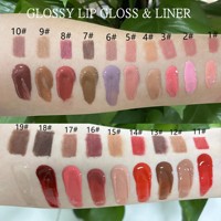 Kit de gloss liquide 3-en-1 végétalien, brillant et waterproof avec crayon à lèvres – Vente en gros pour fabricants de cosmétiques