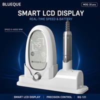 BQ-121 Taladro Eléctrico Inalámbrico Recargable de 45000 RPM con Carga Tipo-C, Pantalla LCD Inteligente y Control de Precisión