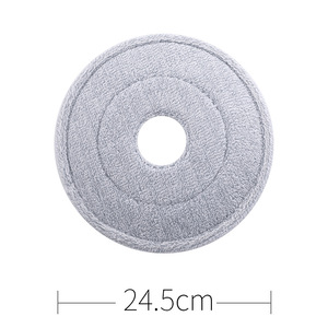 Dropshipping Shopify Thickened Round <b>Microfiber</b> <b>Mop</b> Cloth Replacement Heads Stick On Flat <b>Mop</b> Pad - Product Image 6