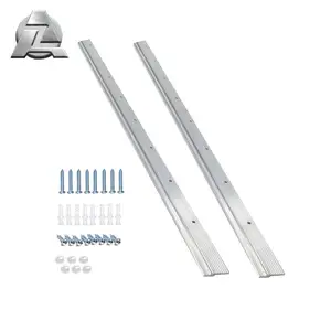 Pizarra blanca con espejo de imagen de 50mm y 2 pulgadas o soportes de montaje en pared de cabecero Sistema de tamaños de clip Z para colgar paneles interiores
