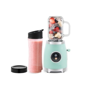 Frullatore portatile da 300W con 2 caraffe e tappi da viaggio, base antiscivolo per frullati e milkshake - Product Image 1
