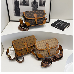 Bolso de mano de gran capacidad impermeable de estilo Retro para mujer, bandolera de hombro elegante para mujer con cuero de lujo vegano - Product Image 6