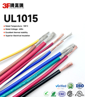 Kabel Listrik Penghubung 105C 600V UL1015 4/0-30AWG Konduktor Tembaga Berlapis Timah Terisolasi PVC Biru