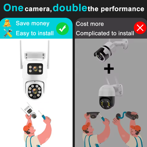 Cámara de Seguridad Tuya 8MP con Doble Lente, 4G, Batería <span class=keywords><strong>Solar</strong></span>, PTZ <span class=keywords><strong>360</strong></span> °   Cámara IP Inalámbrica Nueva con Detección de IA, Visión Nocturna y Resistencia al Agua IP66 para Exteriores - Product Image 5